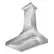 Alt View 13. ZLINE - 30" Designer Series Fingerprint Resistant Stainless Steel Ducted Wall Range Hood (8632S-30) - Snow Stainless.