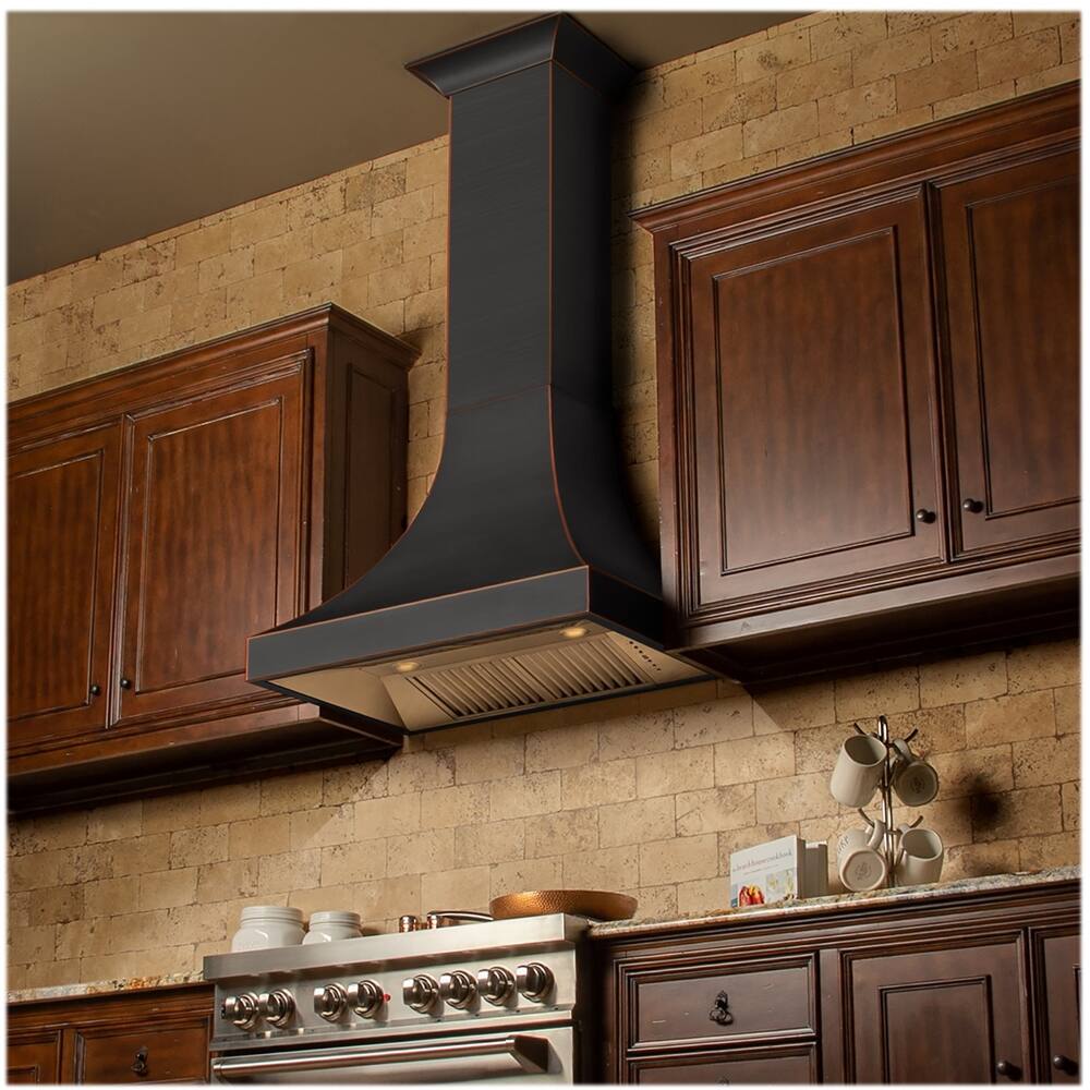 Alt View 15. ZLINE - Designer 36" Externally Vented Range Hood - Oil-Rubbed Bronze.