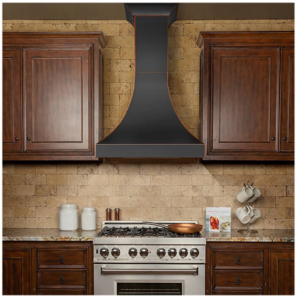 Alt View 16. ZLINE - Designer 36" Externally Vented Range Hood - Oil-Rubbed Bronze.