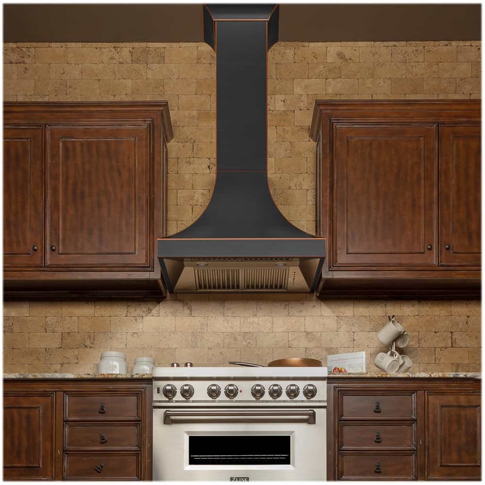 Alt View 17. ZLINE - Designer 36" Externally Vented Range Hood - Oil-Rubbed Bronze.