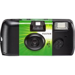 Fujifilm - QuickSnap Disposable Film Camera - Green - Front_Zoom