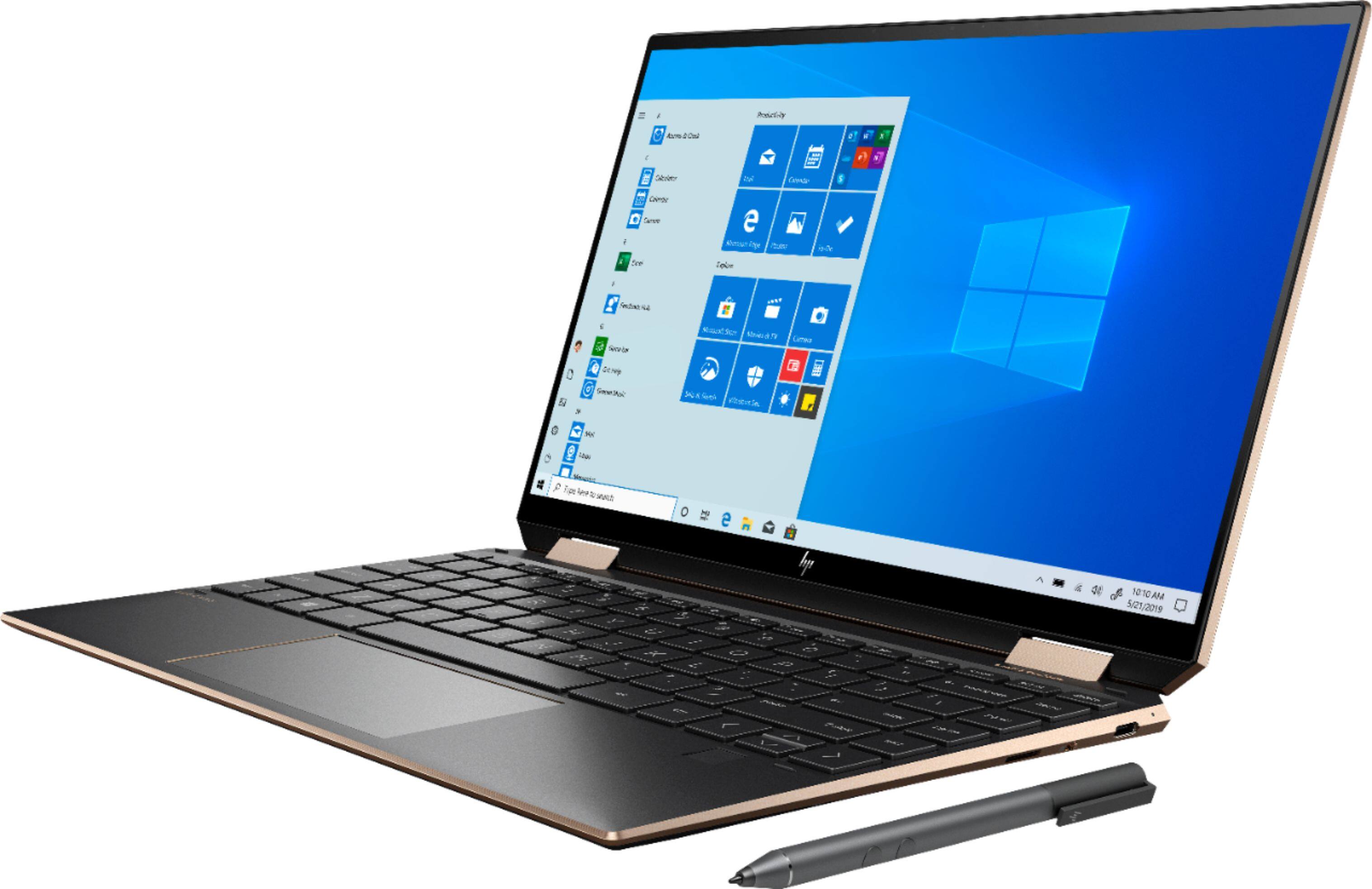 Alt View 13. HP - Spectre x360 2-in-1 13.3" 4K OLED Ultra HD Touch-Screen Laptop - Intel Core i7 - 16GB Memory - 1TB SSD + 32GB Optane.
