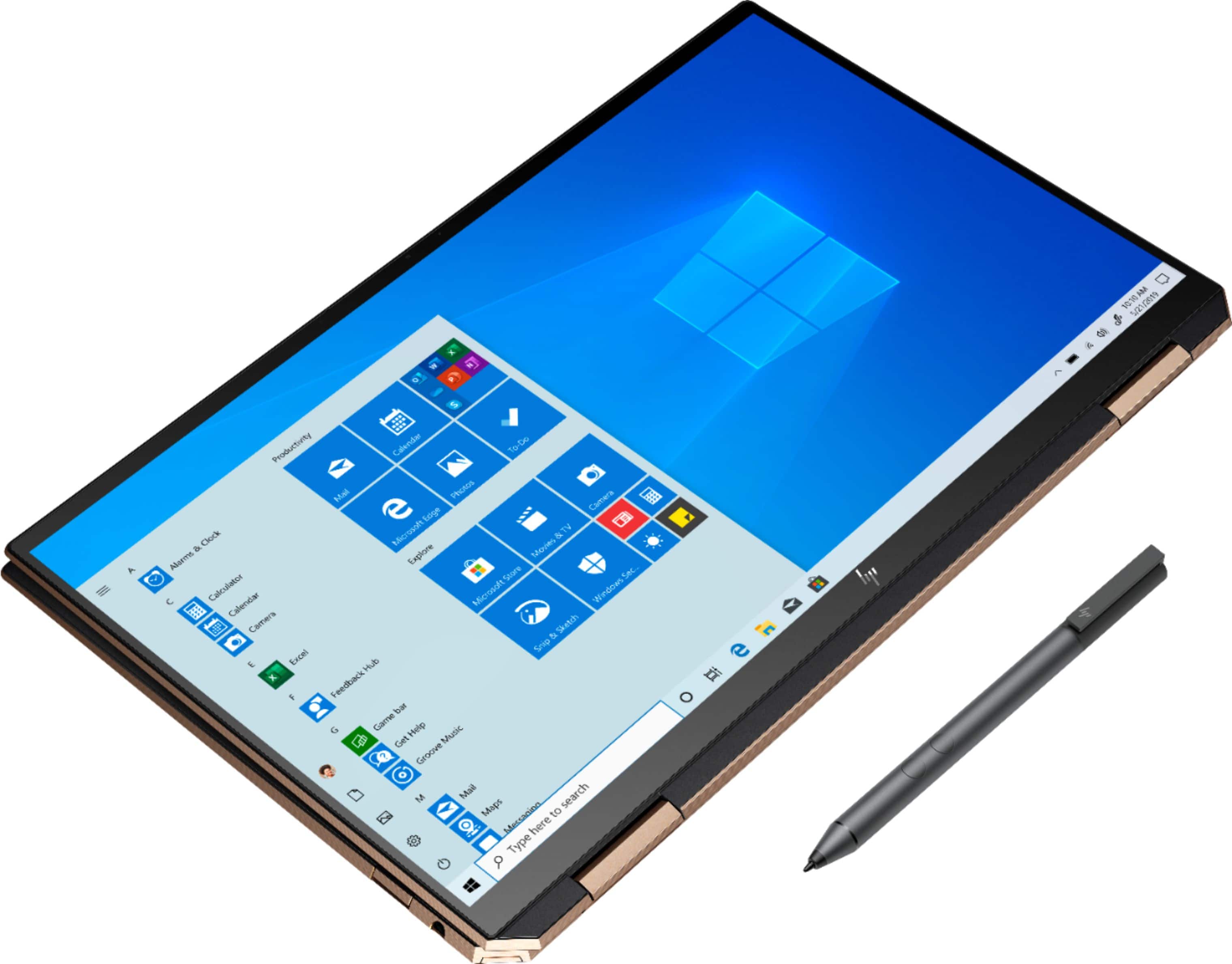 Alt View 17. HP - Spectre x360 2-in-1 13.3" 4K OLED Ultra HD Touch-Screen Laptop - Intel Core i7 - 16GB Memory - 1TB SSD + 32GB Optane.