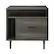 Front. Walker Edison - 25" Modern Storage Side Table - Slate Gray.