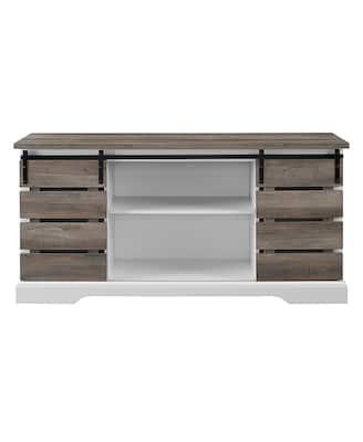 Walker Edison - TV Cabinet for Most TVs Up to 64" - Gray Wash