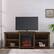 Alt View 13. Walker Edison - Traditional Open Storage Tiered Mantle Fireplace TV Stand for Most TVs up to 85" - Rustic Oak.