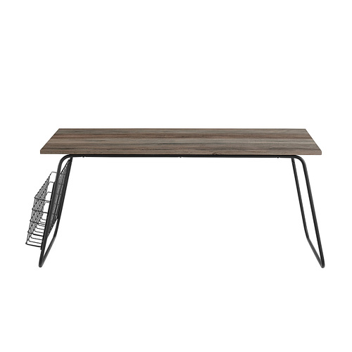 Walker Edison - Rectangular Modern High-Grade MDF Coffee Table - Gray Wash