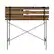Alt View 11. Walker Edison - White Board Slat Back Wood Computer Desk - Rustic Oak.