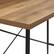 Alt View 12. Walker Edison - White Board Slat Back Wood Computer Desk - Rustic Oak.