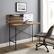 Alt View 14. Walker Edison - White Board Slat Back Wood Computer Desk - Rustic Oak.