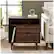 Alt View 12. Walker Edison - 25" Modern Storage Side Table - Dark Walnut.