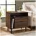Alt View 13. Walker Edison - 25" Modern Storage Side Table - Dark Walnut.