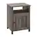 Angle. Walker Edison - Farmhouse Groove Door Side Table Cabinet - Gray Wash.