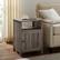 Alt View 14. Walker Edison - Farmhouse Groove Door Side Table Cabinet - Gray Wash.