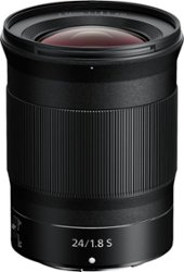 NIKKOR Z 24mm f/1.8 S Wide Angle Prime Lens for Nikon Z Cameras - Black - Front_Zoom
