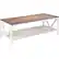Angle. Walker Edison - Rectangular Farmhouse Solid Pine Wood Coffee Table - White Wash/Rustic Oak.