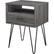 Left. Walker Edison - Rectangular Mid-Century Modern High-Grade MDF 1-Drawer Side Table - Slate Gray.
