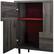 Alt View 11. Walker Edison - 30" Modern Color Pop Accent Cabinet - Slate Gray/Red.