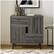Alt View 13. Walker Edison - 30" Modern Color Pop Accent Cabinet - Slate Gray/Red.