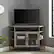 Alt View 11. Walker Edison - Industrial Corner TV Stand for Most TVs Up to 52" - Grey Wash.