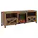 Angle. Walker Edison - 70" Modern Farmhouse Drop Door Cabinet Fireplace TV Stand for Most TVs up to 80" - Rustic Oak.