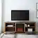 Alt View 12. Walker Edison - 70" Modern Farmhouse Drop Door Cabinet Fireplace TV Stand for Most TVs up to 80" - Rustic Oak.