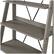 Alt View 12. Walker Edison - Ladder Solid Pine Wood 4-Shelf Bookcase - Gray.