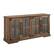 Left. Walker Edison - Farmhouse TV Console for Most TVs Up to 64" - Rustic Oak.