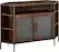 Angle. Walker Edison - Industrial Corner TV Stand for Most TVs Up to 52" - Dark Walnut.