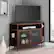 Alt View 13. Walker Edison - Industrial Corner TV Stand for Most TVs Up to 52" - Dark Walnut.