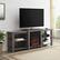 Alt View 13. Walker Edison - Traditional Open Storage Tiered Mantle Fireplace TV Stand for Most TVs up to 85" - Slate Grey.