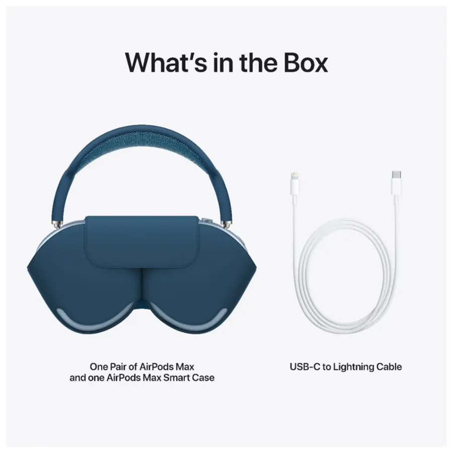 Alt View 16. Apple - AirPods Max - Sky Blue.