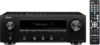 Denon - DRA-800H 2-Channel Stereo Network Receiver for Home Theater | Hi-Fi Amplification | Connects to All Audio Sources - Black - Front_Zoom