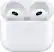 Alt View 13. Apple - AirPods (3rd generation) with Lightning Charging Case - White.