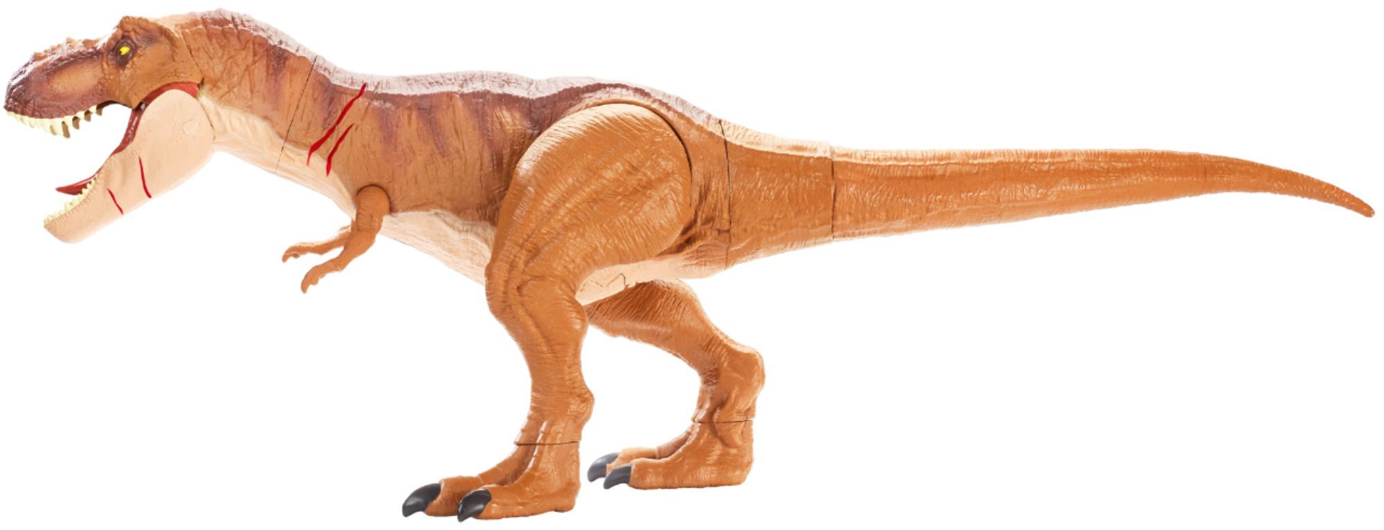 Jurassic World Battle Damage Dinosaures Super Colossal TYRANNOSAURUS T REX 