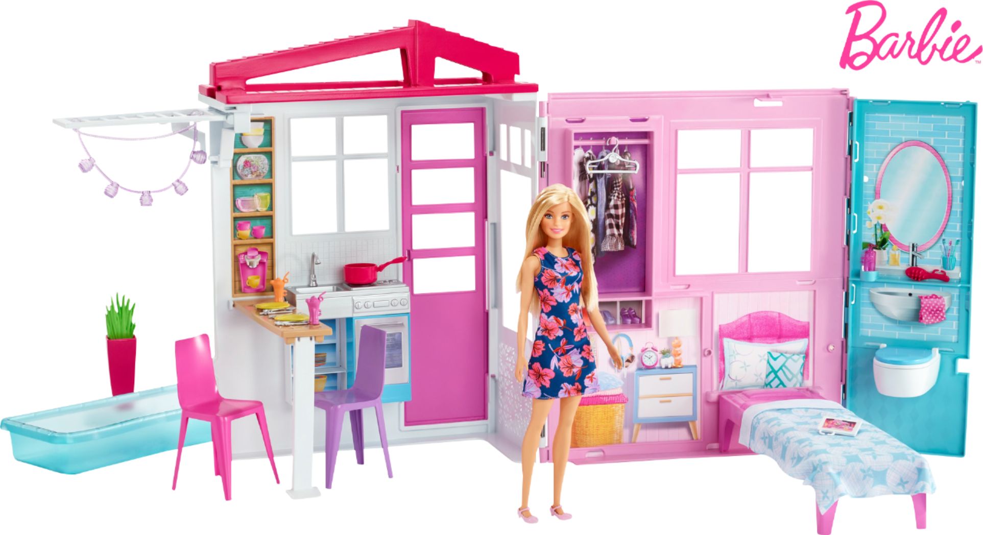 Barbie House And Doll FXG55 - Best Buy