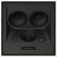 Bowers & Wilkins - CI700 Series In Ceiling 3-way Angled Speaker w/4" midrange, dual 5" bass drivers, includes retrofit back box (each) - White - Front_Zoom