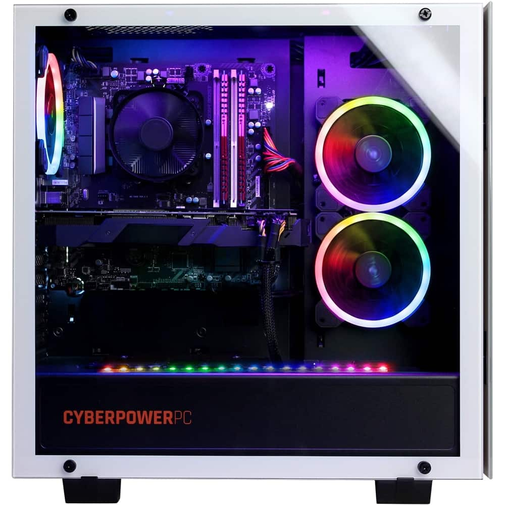 Best Buy CyberPowerPC Gaming Desktop AMD Ryzen 5 3600 16GB Memory