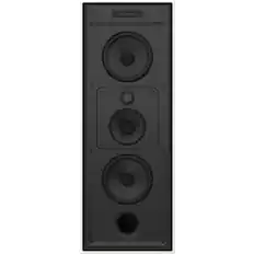 Front. Bowers & Wilkins - CI700 Series In Wall 3-way Speaker w/4" midrange, dual 6" bass drivers, includes retrofit back box (each) - White.