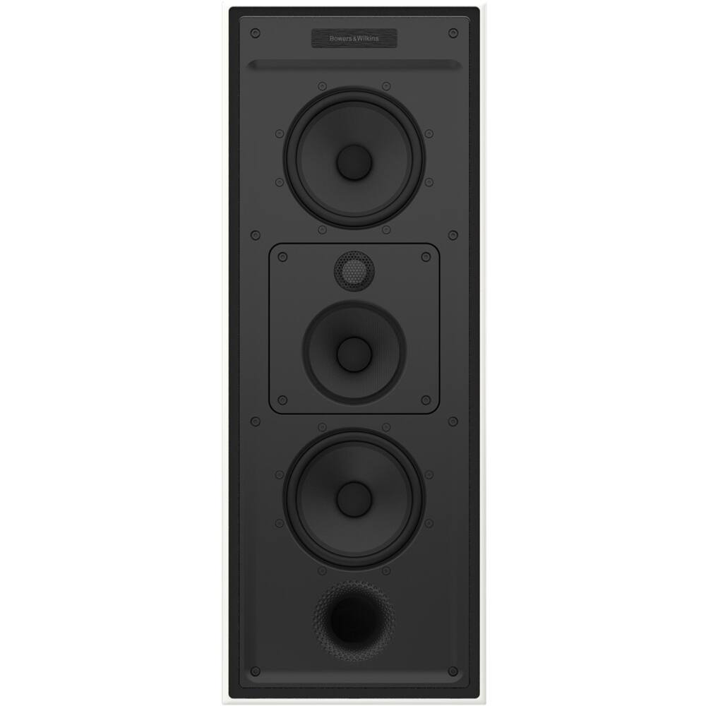 Bowers & Wilkins - CI700 Series In Wall 3-way Speaker w/4" midrange, dual 6" bass drivers, includes retrofit back box (each) - White