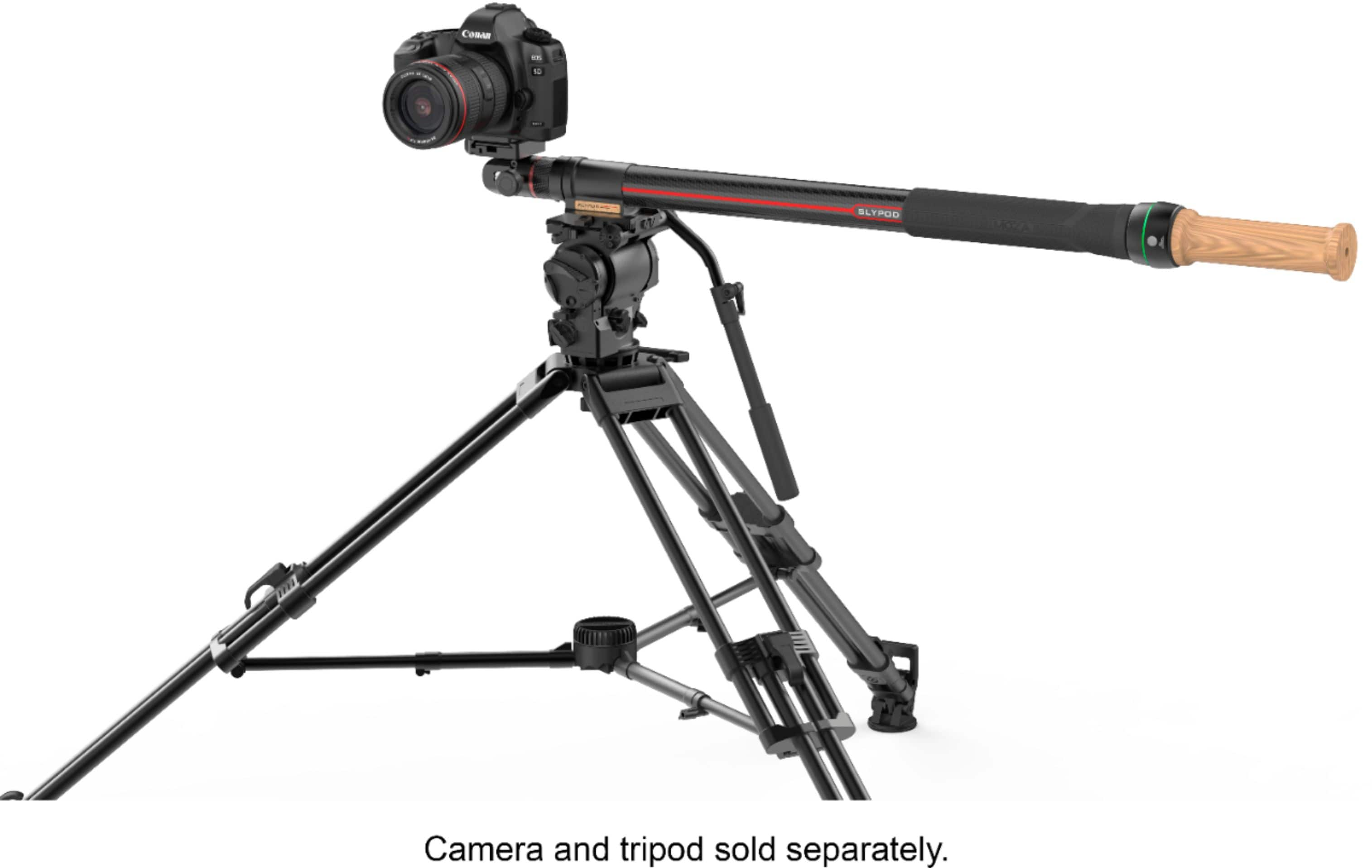 Moza - Slypod 2-in-1 Motorized Slider & Monopod - Black