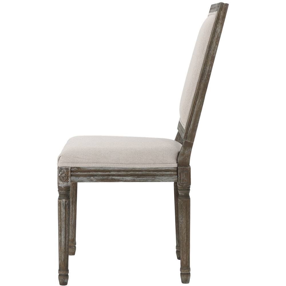 Angle View: Noble House - Celina Fabric Dining Chairs (Set of 2) - Wheat