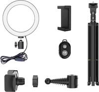 Bower - Selfie Ring Light Studio - Black - Angle_Zoom