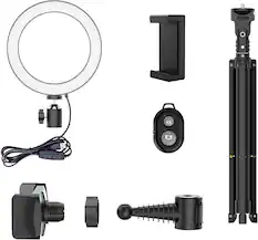Angle. Bower - Selfie Ring Light Studio - Black.