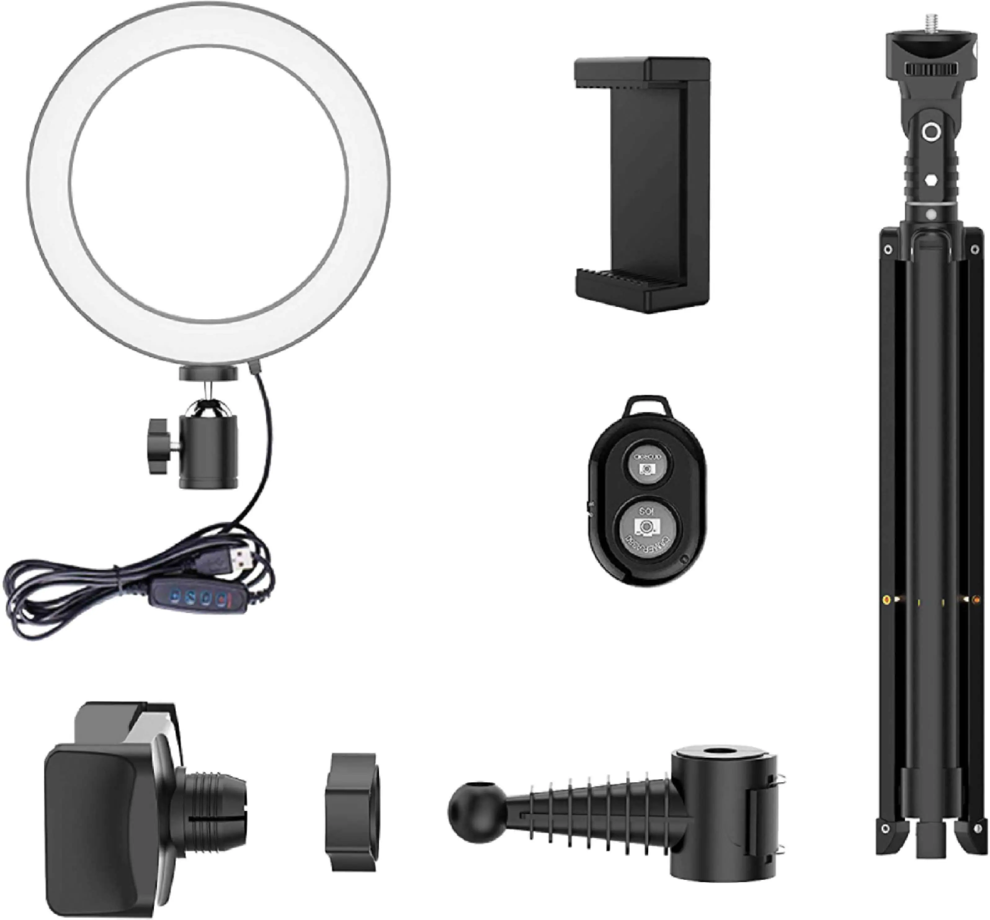 Angle. Bower - Selfie Ring Light Studio - Black.