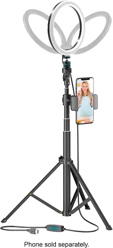Tripod Stand Bower Selfie Ring Light Studio Bower Selfie Ring