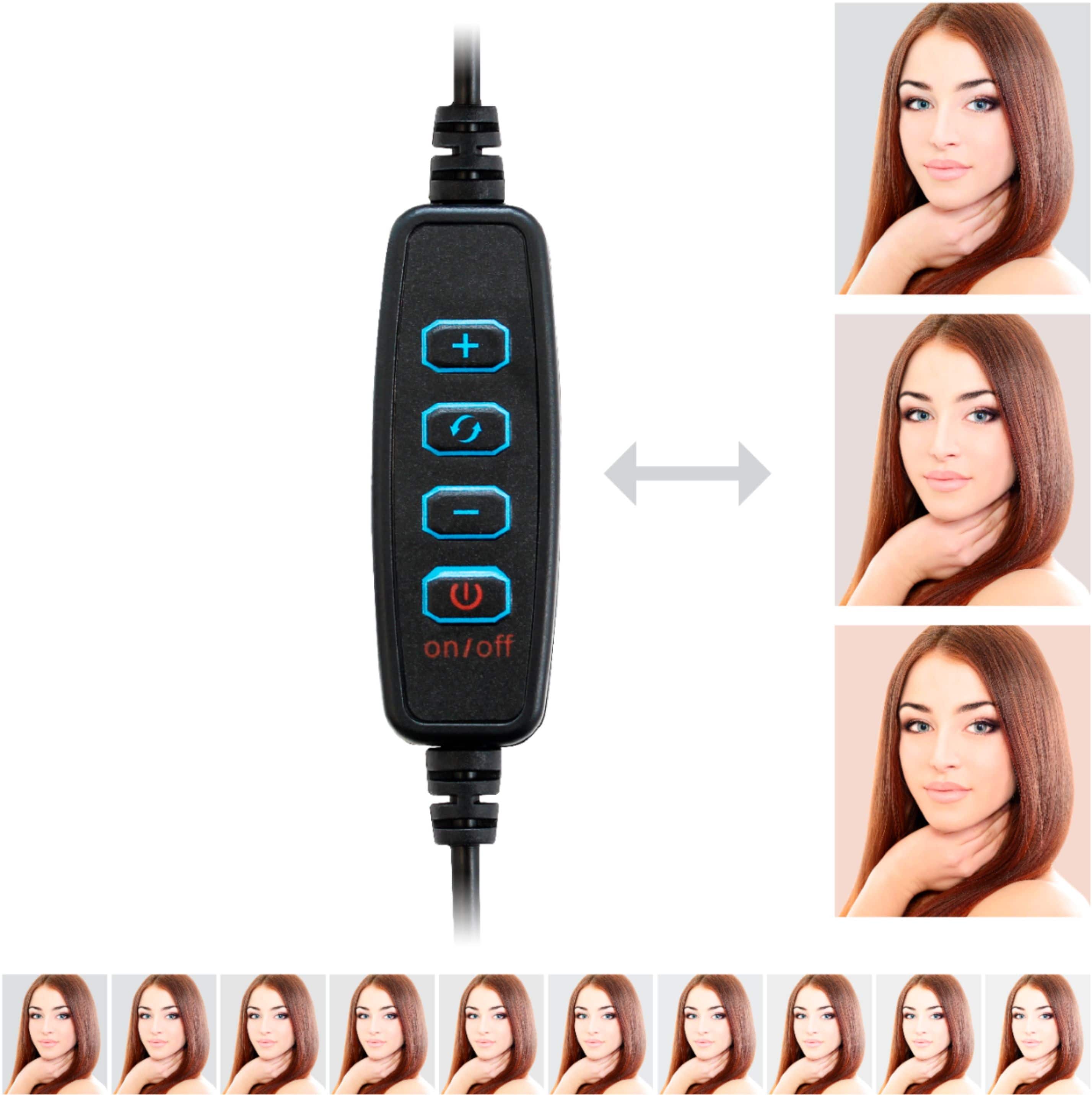 Alt View 14. Bower - Selfie Ring Light Studio - Black.