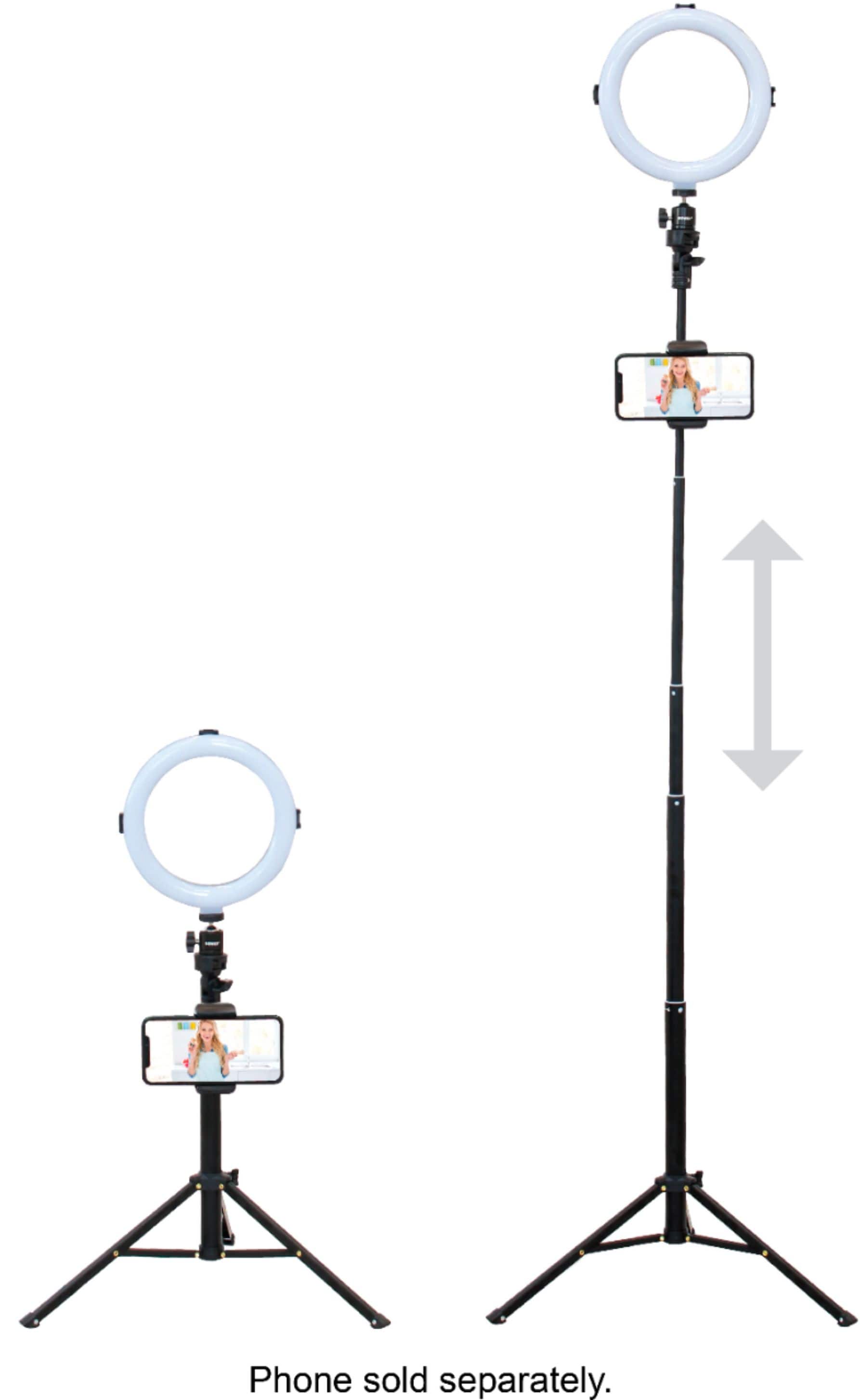 Alt View 18. Bower - Selfie Ring Light Studio - Black.