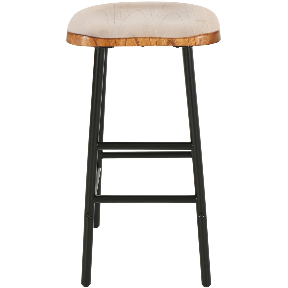 Best Buy: Noble House Pindall Iron and Pine Veneer Barstools (Set of 2 ...