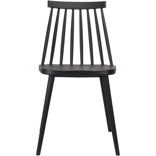 Noble House - Sattley Spindle-Back Dining Chair (Set of 2) - Black